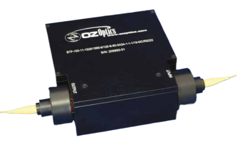 BTF-100 Motor Driven Variable Bandwidth Tunable Filters BTF-100 Motor Driven Variable Bandwidth Tunable Filters