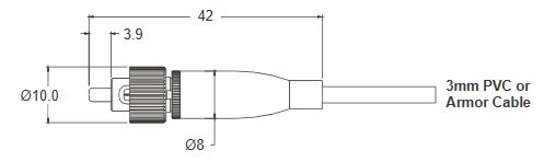 PMJ-3A3A-1300-7/125-3-1-1 PM Patch Cable