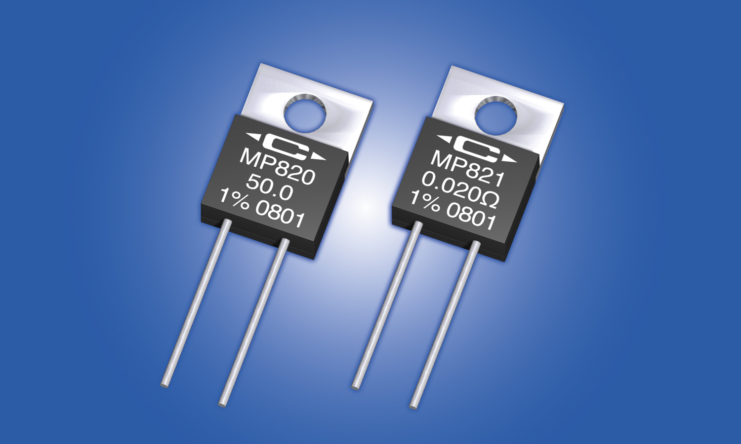 MP820/MP821 Power Film Resistors