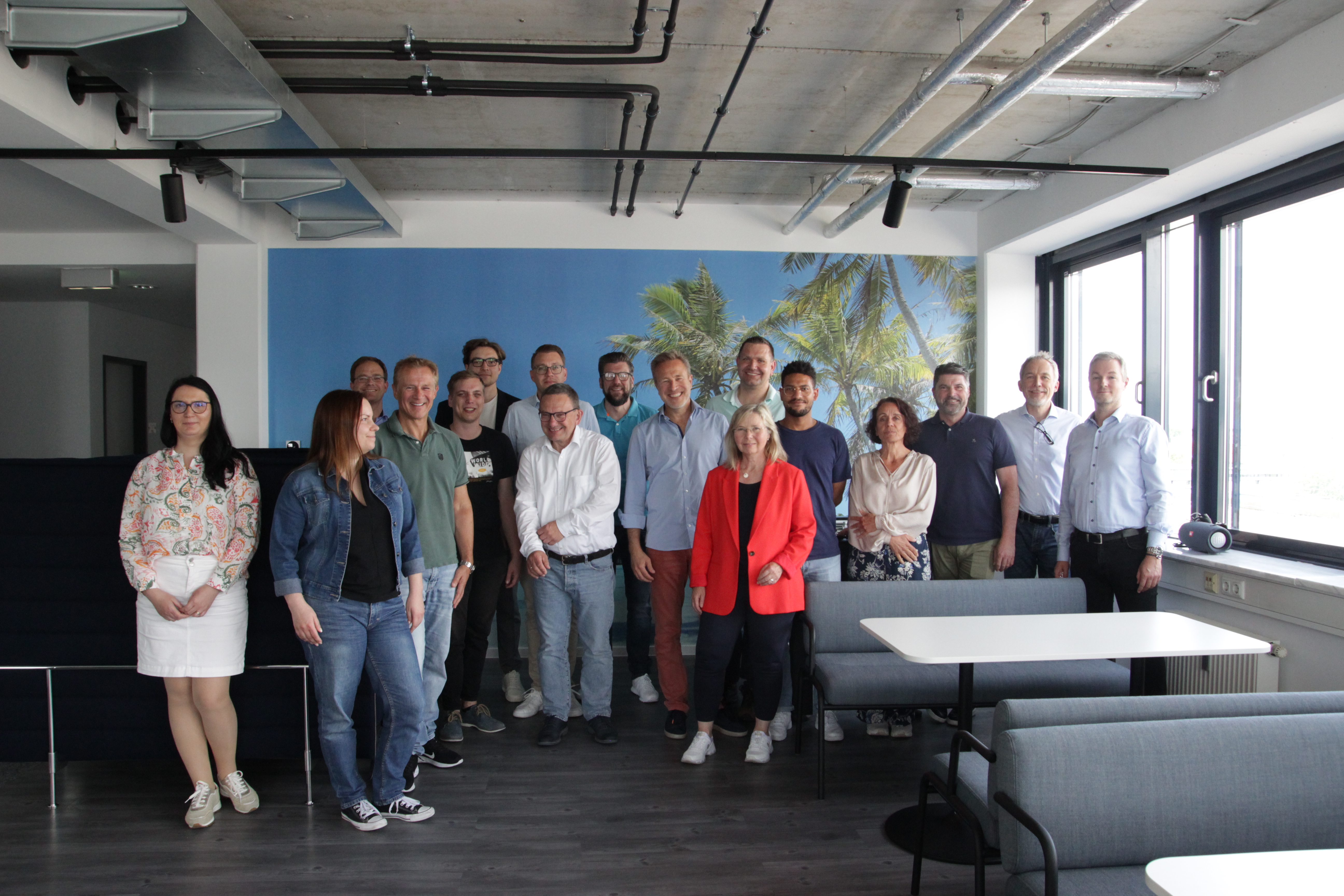 Ulrike Helfferich, COO of EPIC Photonics, visiting AMS Technologies Ulrike Helfferich, COO of EPIC Photonics, visiting AMS Technologies