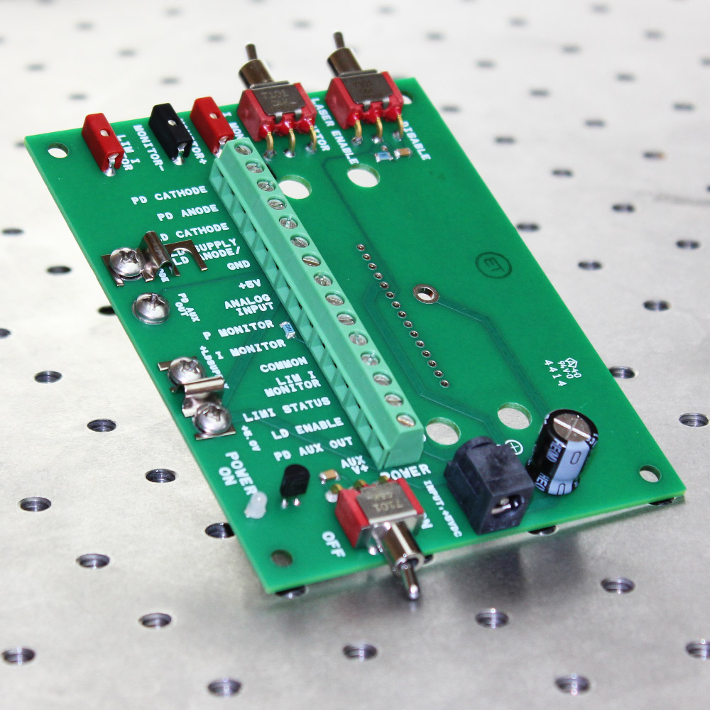 Evaluation Boards for Laser Diode Drivers and TEC Drivers