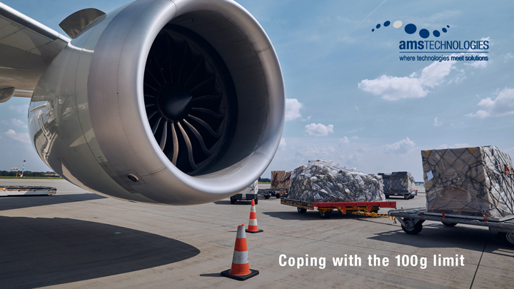 A photo of a cargo airplane with freight palettes