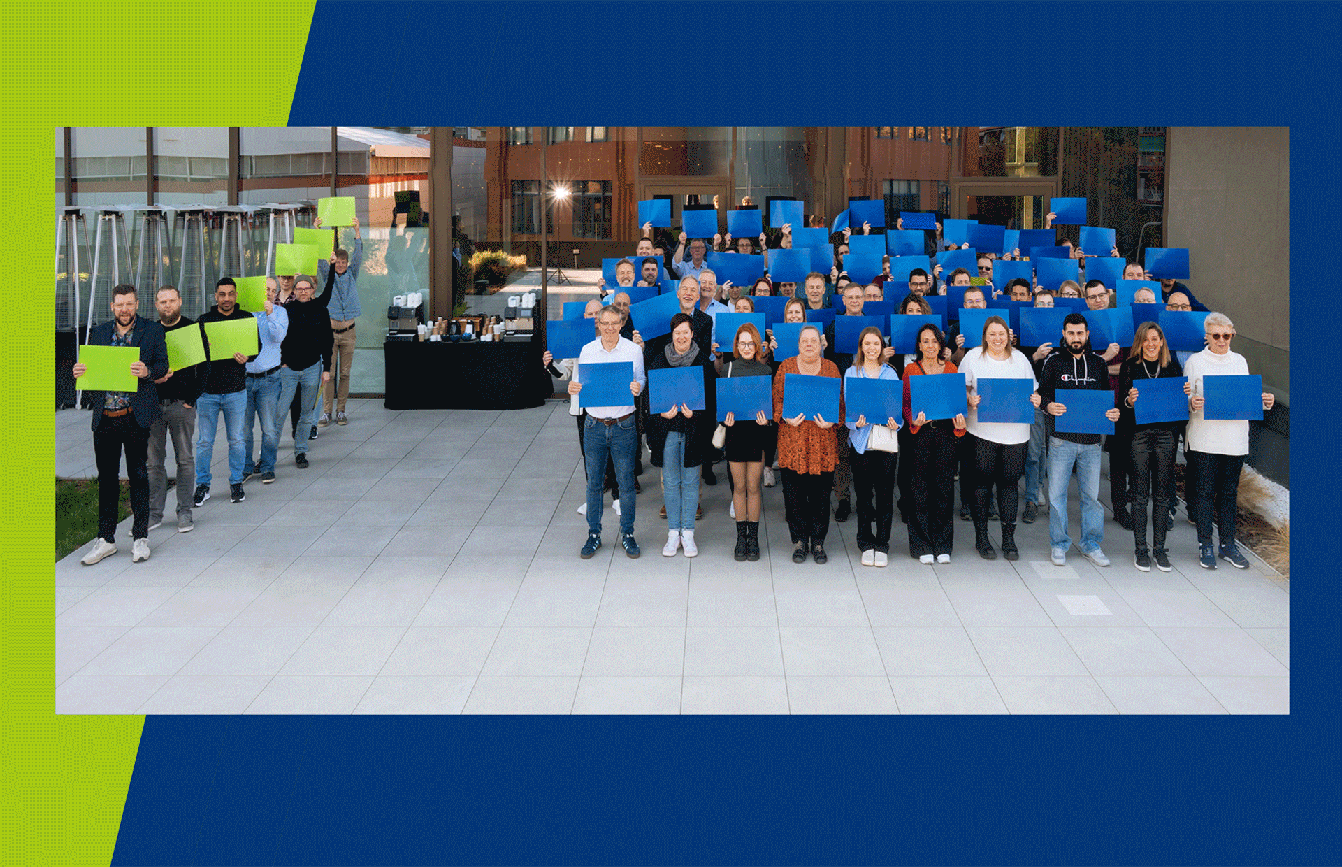 A photo animation of AMS and neoLASE employees forming a new team A photo animation of AMS and neoLASE employees forming a new team